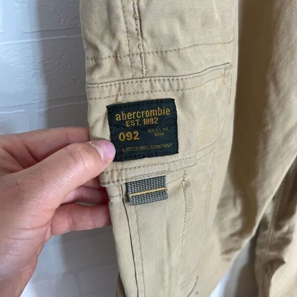 Abercrombie Vintage Cargo Pants size 31x28 SEE MEASUREMENTS - Picture 7 of 16